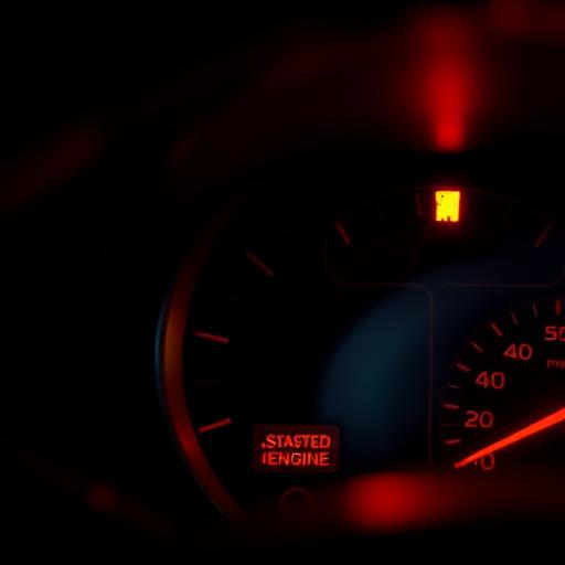 Example photo: Check engine light